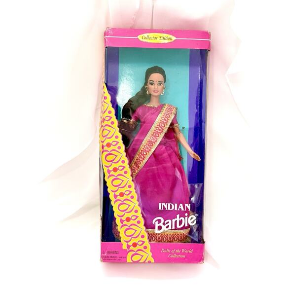 1995 Indian Barbie #14451 Dolls of the World Collector Edition – NRFB - Picture 2 of 8